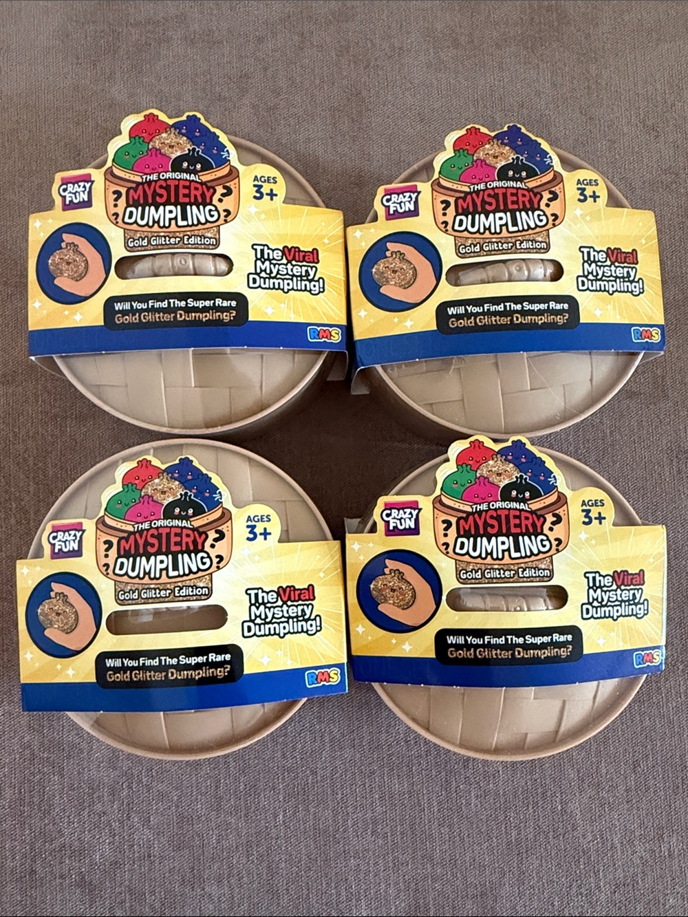 RMS New Release Mystery Dumpling Gold Glitter Edition | Bundle Of 4